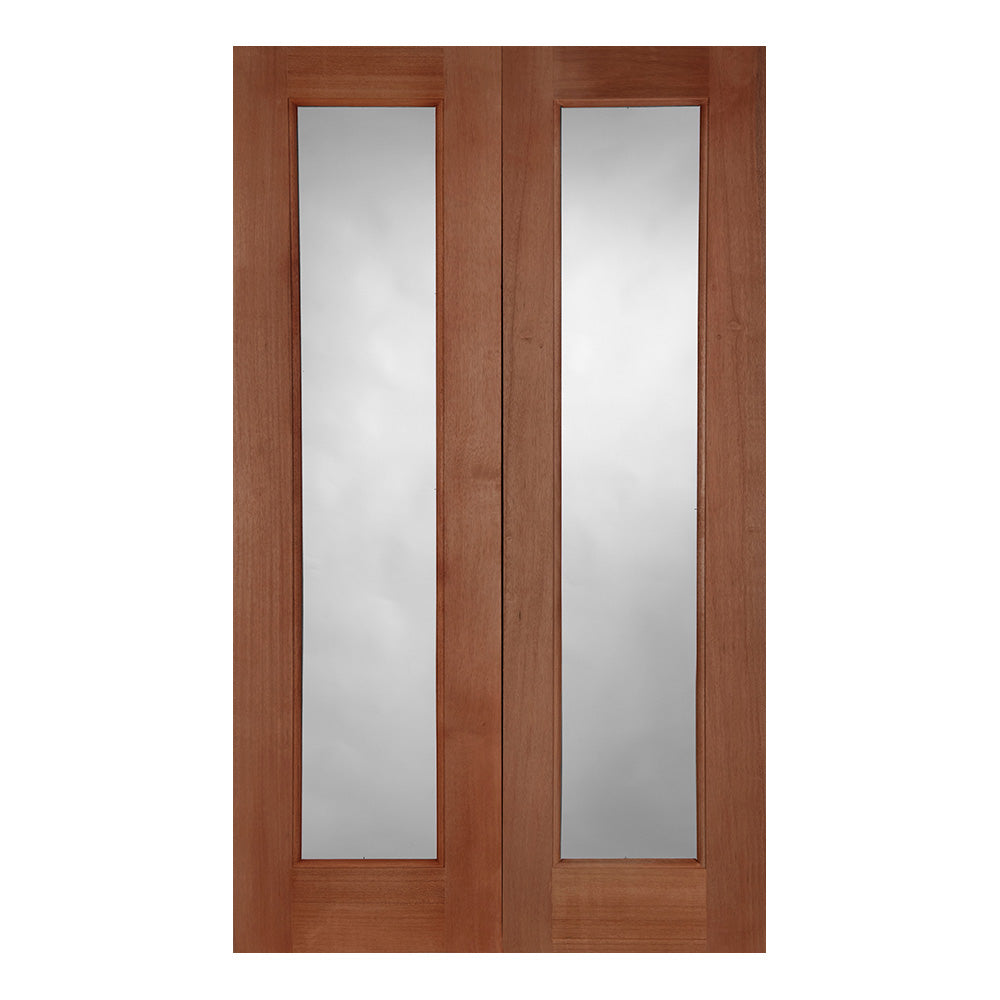 Hardwood Unglazed Pattern 20 Rebated External Door Pair