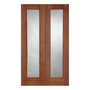 Hardwood Unglazed Pattern 20 Rebated External Door Pair