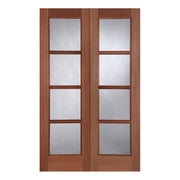 Hardwood Unglazed Pattern 70 Rebated External Door Pair