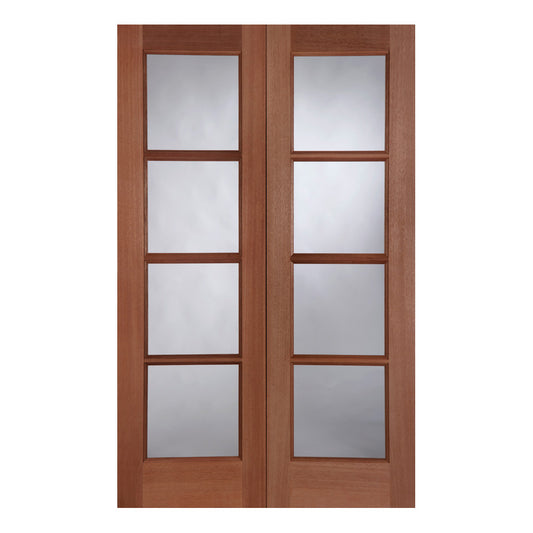 Hardwood Unglazed Pattern 70 Rebated External Door Pair