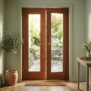 Hardwood Unglazed Pattern 20 Rebated External Door Pair