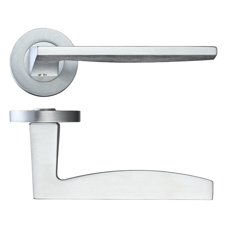 Ironmongery Crux Satin Chrome Handle Hardware Pack