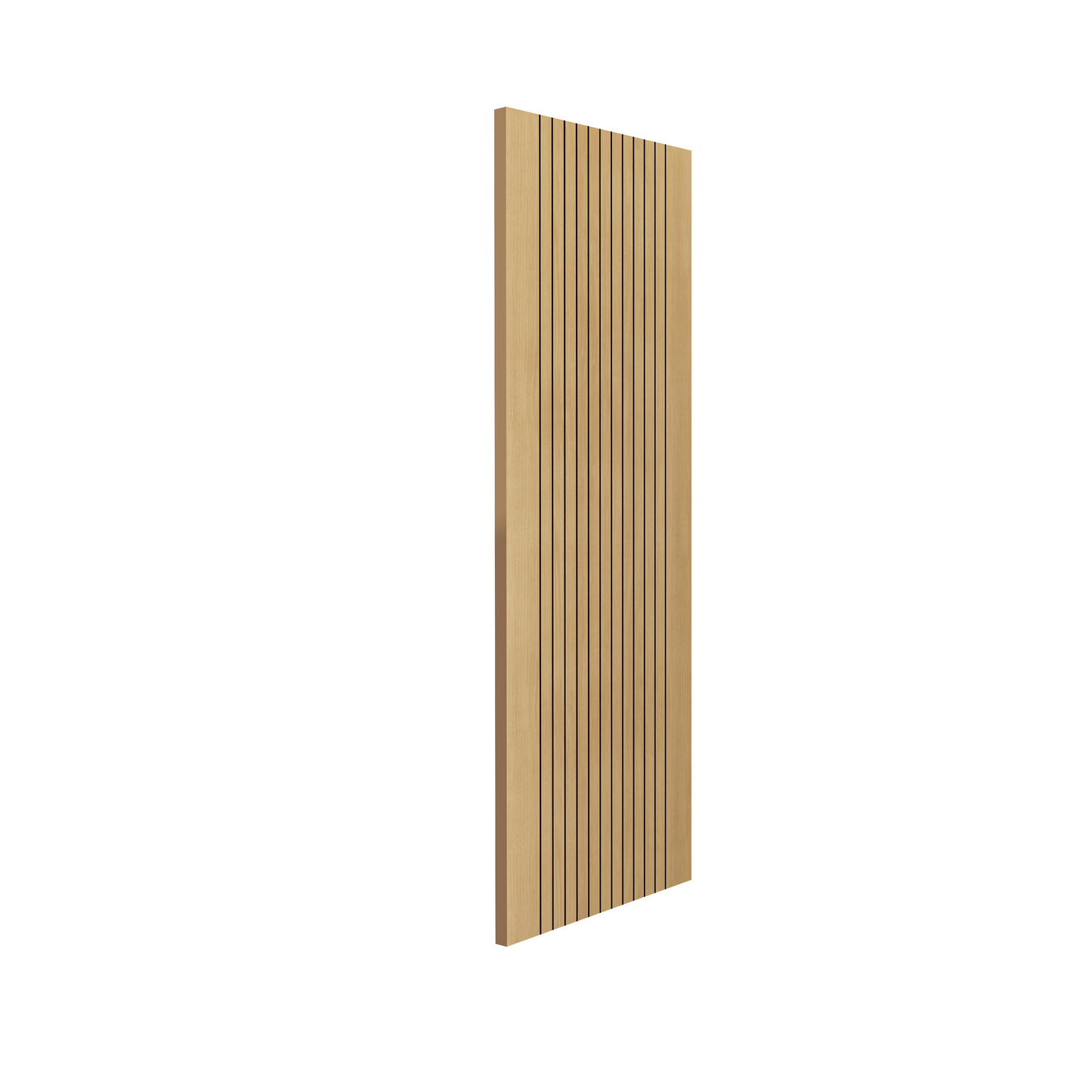 Aria Oak Laminate Fully Finished Fluted Internal Door