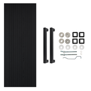 Fully Finished Black Laminate Sydney Internal Door with Handle Pack