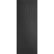Fully Finished Black Suffolk Laminate FD30 Fire Rated Internal Cottage Door