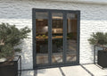 1800mm Grey Aluminium External Bi-Folding Patio Door - 3 Door Right