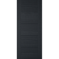 Fully Finished Black Laminate Iseo 5P FD30 Fire Rated Internal Door