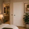 Fully Finished White Laminate 3 Panel Internal FD30 Fire Rated Door