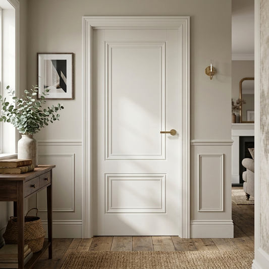 Fully Finished White Laminate Lyon Internal Door