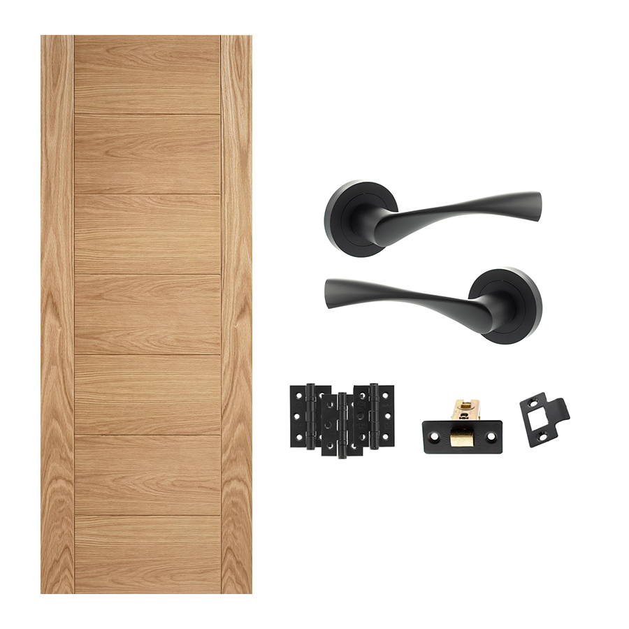 CLEARANCE Pre-Finished Carini Internal Door with Handle Pack