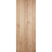 Rustic Oak Ledged Unfinished Internal Door