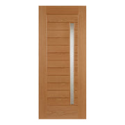 Oslo Unfinished Oak Double Clear Glazed External Door