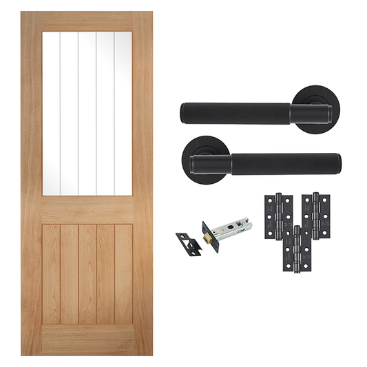 Pre-Finished Cottage Internal Door & Handle Pack Bundle