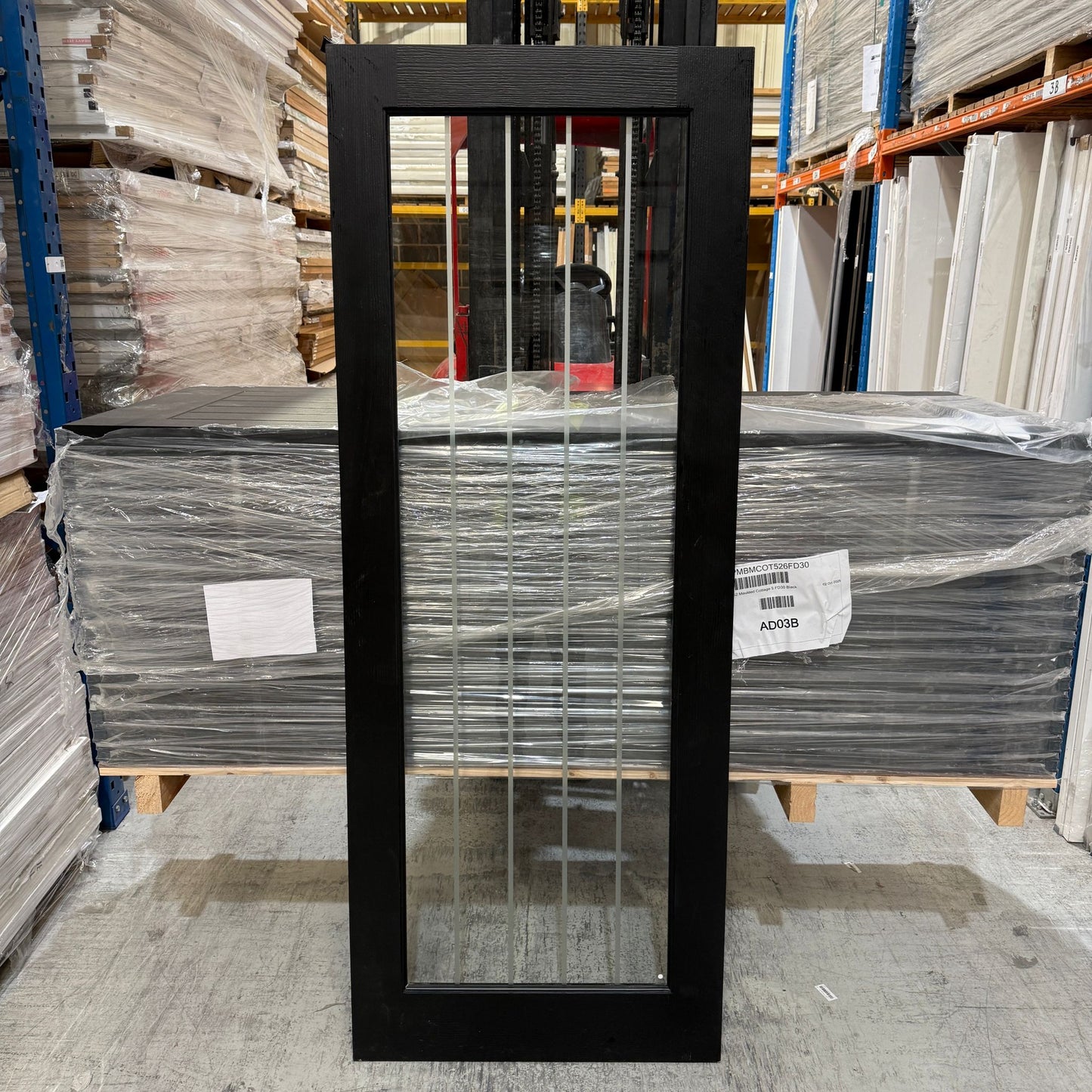 Internal Black Pre-Finished Glazed Cottage Style Doors