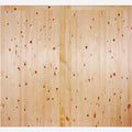 Redwood Framed, Ledged & Braced Garage Door Pair