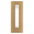 Aria Oak Laminate Fully Finished Glazed Internal Door