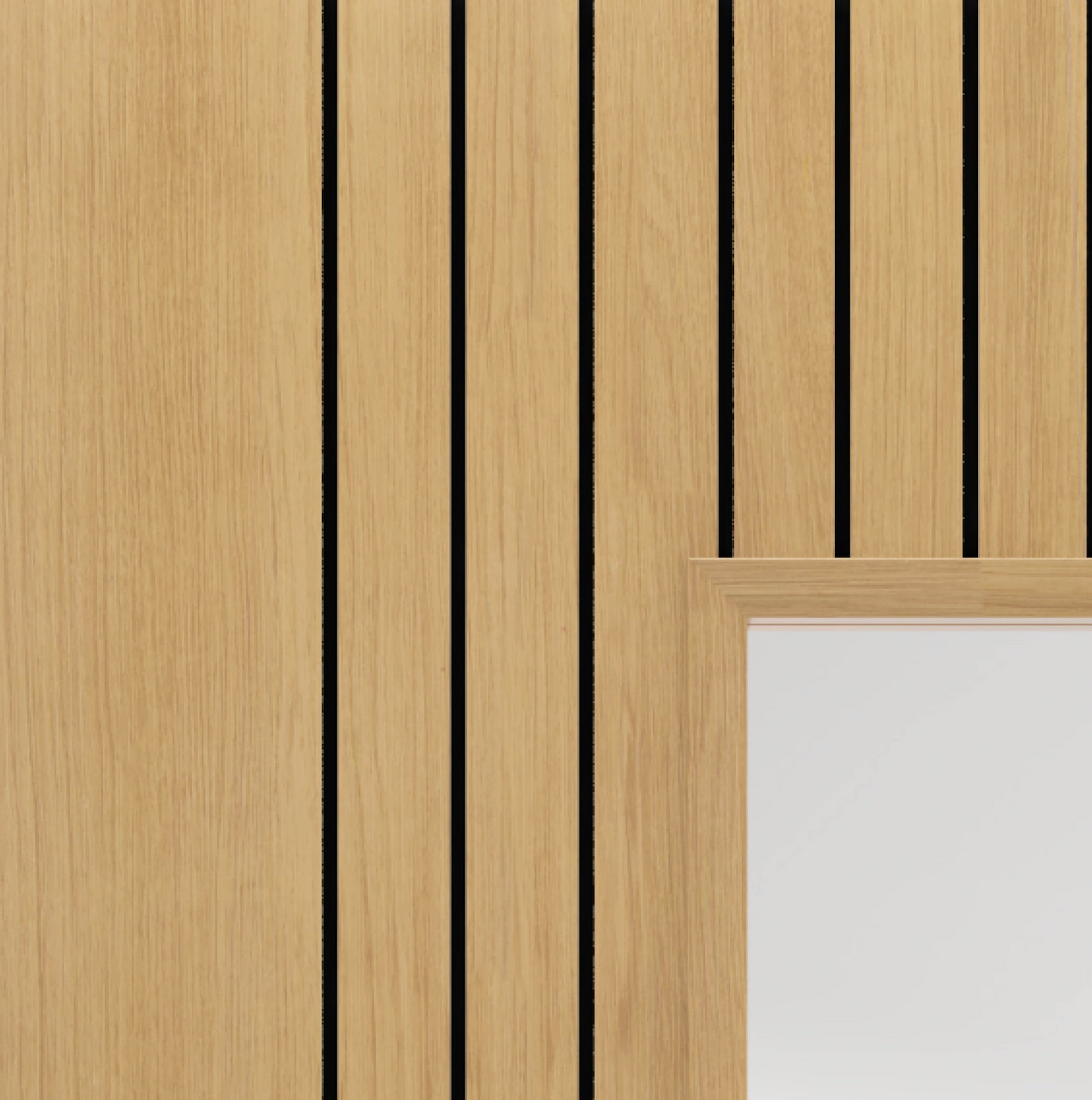 Aria Oak Laminate Fully Finished Glazed Internal Door