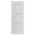 White Primed Catton 3 Panel FD30 Fire Rated Internal Door