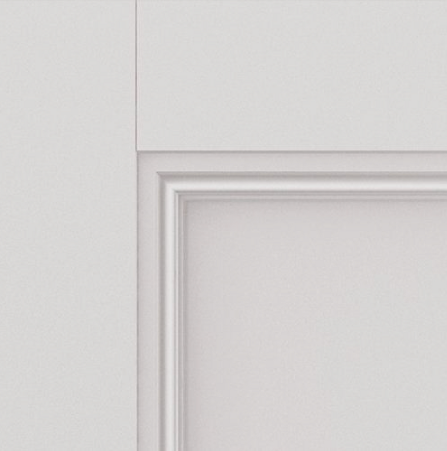 White Primed Catton 3 Panel Internal Door