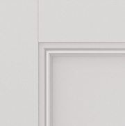 White Primed Catton 3 Panel Internal Door