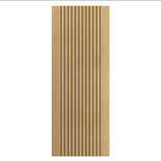 Aria Oak Laminate Fully Finished Fluted Internal Door