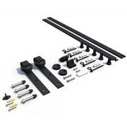 Matt Black Internal Sliding Barn Door Hardware Kit