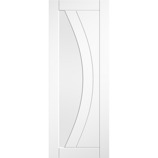 White Girona Clear Glazed Internal Door