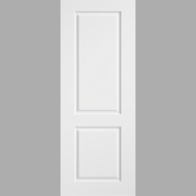 White Moulded Smooth 2 Panel Internal Door