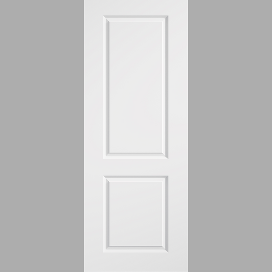 White Moulded FD30 Fire Rated Smooth 2 Panel Internal Door