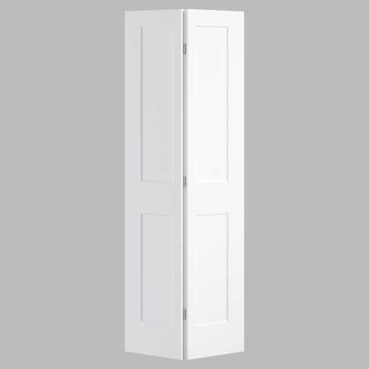 White Moulded Smooth Ashford Bi-Fold Internal Door