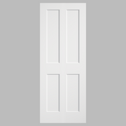White Moulded Smooth Ashford Internal Door