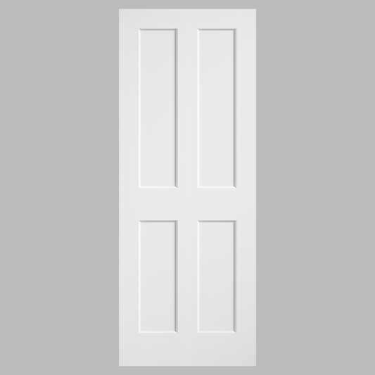 White Moulded Smooth Ashford FD30 Fire Rated Internal Door