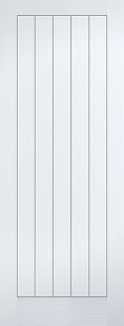White Textured Mexicano Internal Door
