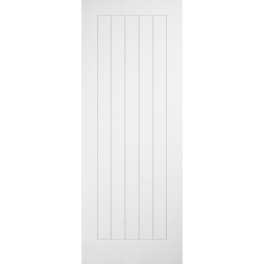 White Laminate Cottage Internal FD30 Fire Door