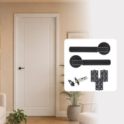 Fully Finished White Laminate 1 Panel Internal Door with Handle Pack