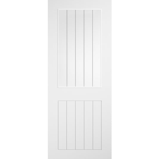 Laminate Cottage White Glazed Internal Door