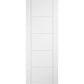 Pre-Finished White Laminate Ladder FD30 Fire Rated Internal Door