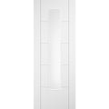 Laminate Ladder White Glazed Internal Door