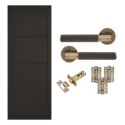 Industrial 4P Internal Door and Handle Pack Bundle