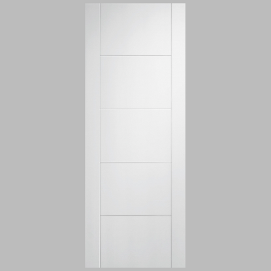 CLEARANCE White Primed 5P Ladder FD30 Fire Rated Internal Doors