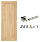 Pre-Finished Belize Internal Door & Handle Pack Bundle