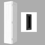 Fully Finished White Cottage Newark Bi-Fold Door with Handle Pack