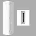 Fully Finished White Cottage Newark Bi-Fold Door with Handle Pack