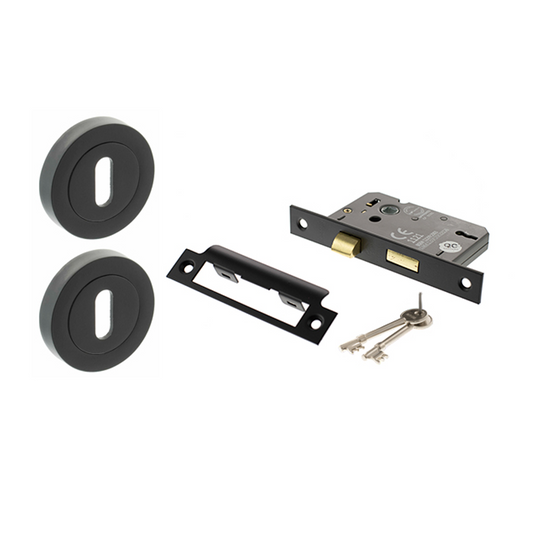 Key Sashlock Privacy Pack - Round Rose