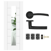 White Pre-Finished 7P Internal Doors with Handle Packs