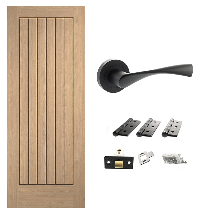 Pre-Finished Cotswold Internal Door & Handle Pack Bundle