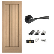 Pre-Finished Cotswold Internal Door & Handle Pack Bundle