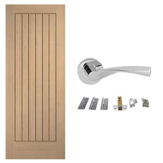 Pre-Finished Cotswold Internal Door & Handle Pack Bundle