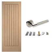 Pre-Finished Cotswold Internal Door & Handle Pack Bundle