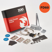ZOO Hardware Architectural FD60 Fire Door Pack - Lever Handle Kit